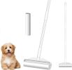 Lint Roller for Pet Hair – 9.45" Extra Wide Sticky Roller with 2 Refills & Long Handle | Heavy Duty Fur Remover for Couch, Carpet, Bed